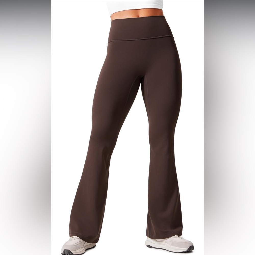 Last drop! CRZ yoga brown flared leggings NWOT